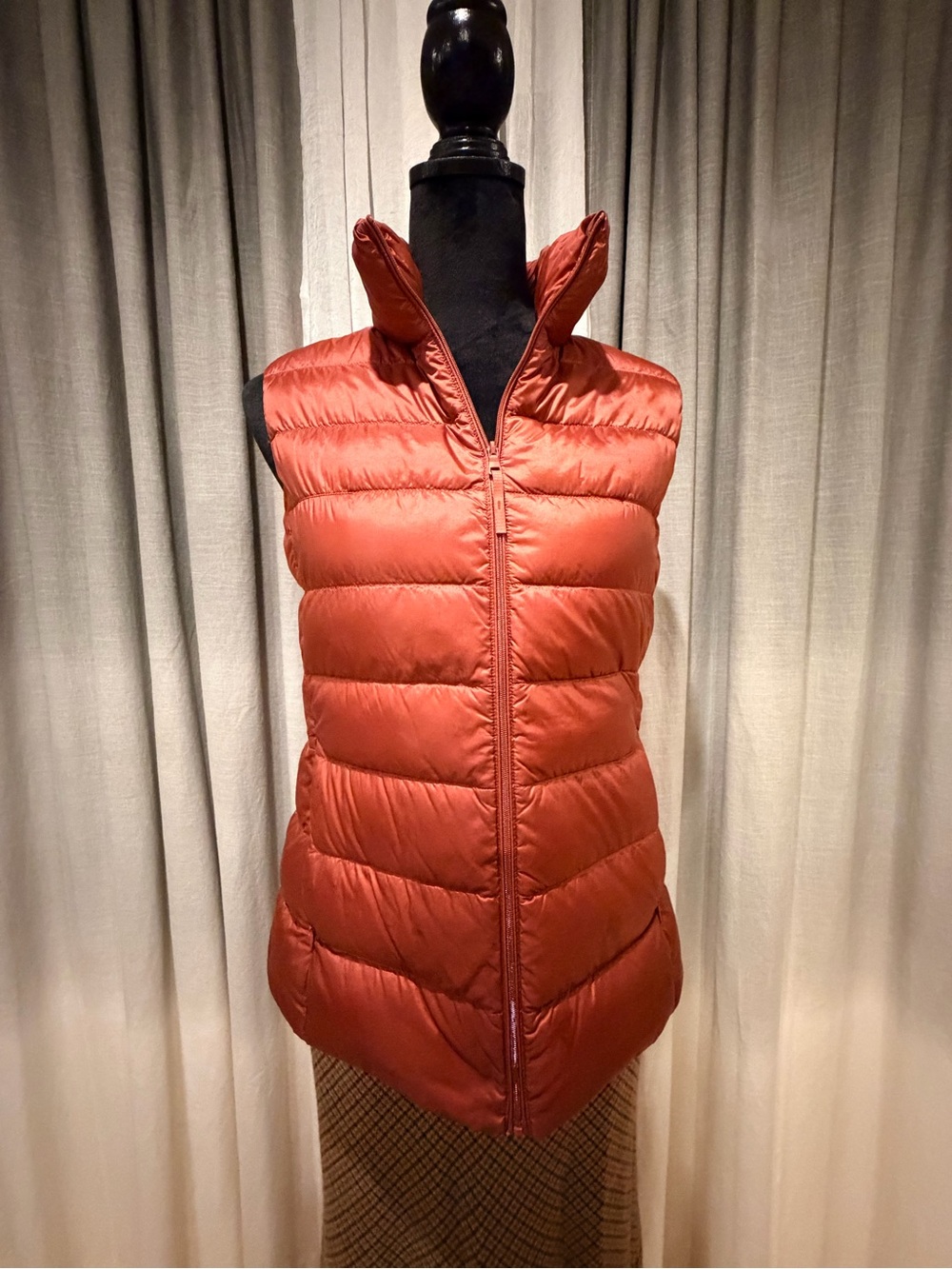 Uniqlo Ultra Light Down Jacket in Deep Rust